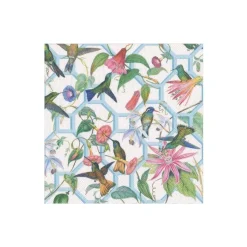 Hummingbird Trellis Paper Cocktail Napkins - 20 Per Package
