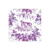 Hunting Toile Aubergine Boxed Cocktail Napkins - includes 12 Boxed Cocktail Napkins