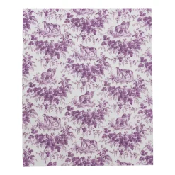 Hunting Toile Aubergine Guest Towels - includes 15 Guest Towels