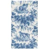 Hunting Toile Blue Guest Towels - includes 15 Guest Towels