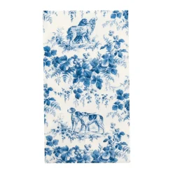 Hunting Toile Blue Guest Towels - includes 15 Guest Towels