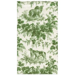 Hunting Toile Evergreen Guest Towels - includes 15 Guest Towels