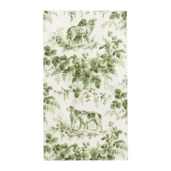 Hunting Toile Evergreen Guest Towels - includes 15 Guest Towels