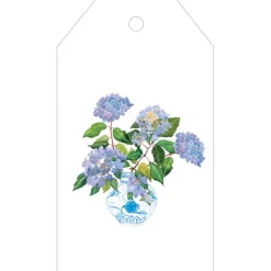 Hydrangeas And Porcelain Gift Tags - 4 Per Package