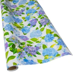 Hydrangeas and Porcelain Gift Wrapping Paper - 30" x 8' Roll