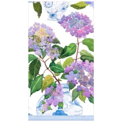 Hydrangeas and Porcelain Paper Guest Towel Napkins - 15 Per Package