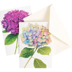 Hydrangeas Boxed Note Cards - 8 Note Cards & 8 Envelopes