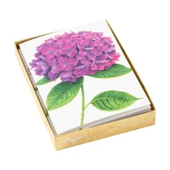 Hydrangeas Boxed Note Cards - 8 Note Cards & 8 Envelopes