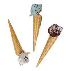 Ice Cream Cones Party Cone Crackers 10 Inch - 8 per box