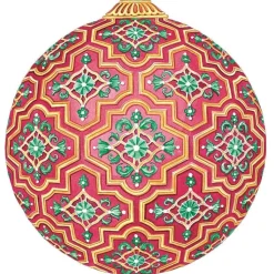 Imperial Ornament Die-Cut Placemat - 4 Per Package in Red