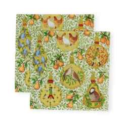 In A Pear Tree Cocktail Napkins - 20 Per Package