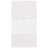Jacquard Linen Paper Linen Guest Towel Napkins in White - 12 Per Package