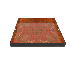 Jaipur Fuchsia Lacquer Oversize Square Tray - 30" Square
