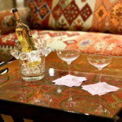 Jaipur Fuchsia Lacquer Oversize Square Tray - 30