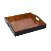 Jaipur Fuchsia Lacquer Square Tray - 14" Square