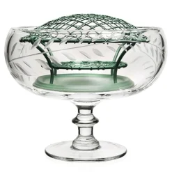 Jasmine Footed Rose Bowl & Wire