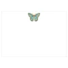Jeweled Butterfly Foil Correspondence Cards - 12 Per Package