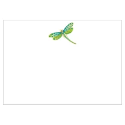 Jeweled Dragonfly Foil Correspondence Cards - 12 Per Package