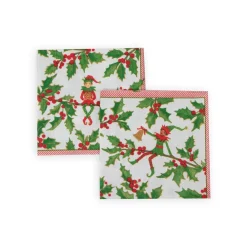 Jingle Elves Cocktail Napkins - 20 Per Package