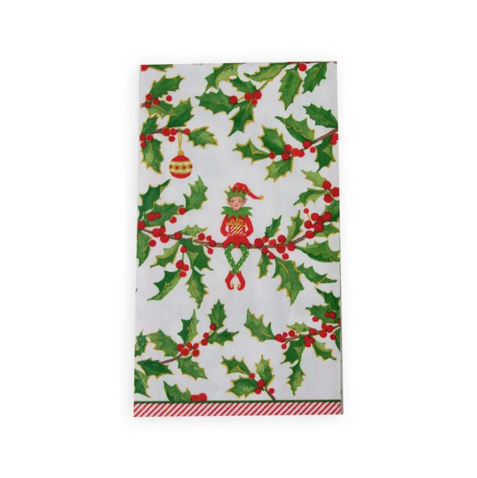 Jingle Elves Guest Towel Napkins - 15 Per Package