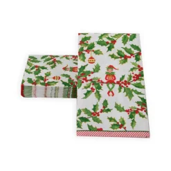 Jingle Elves Guest Towel Napkins - 15 Per Package