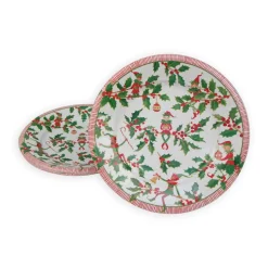 Jingle Elves Salad & Dessert Plates - 8 Per Package