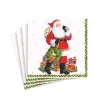 Jolly St. Nick Paper Cocktail Napkins - 20 Per Package