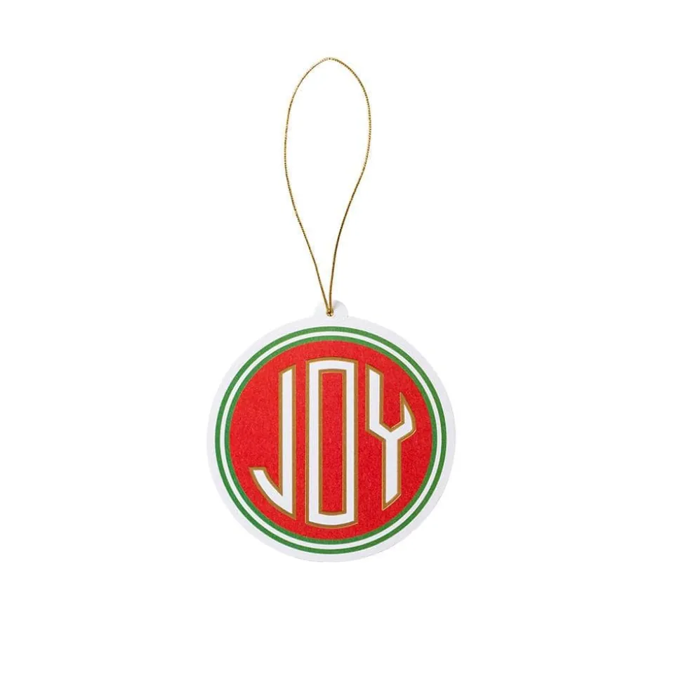 Joy Die-Cut Gift Tags in Gold Foil - 4 Per Package