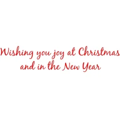 Joy Peppermint Garland Petite Boxed Christmas Cards - includes 15 cards & envelopes