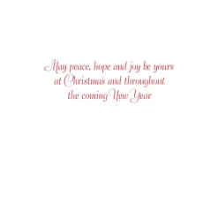 Joy To The World Large Boxed Christmas Cards - includes 15 Boxed Christmas Cards & Envelopes