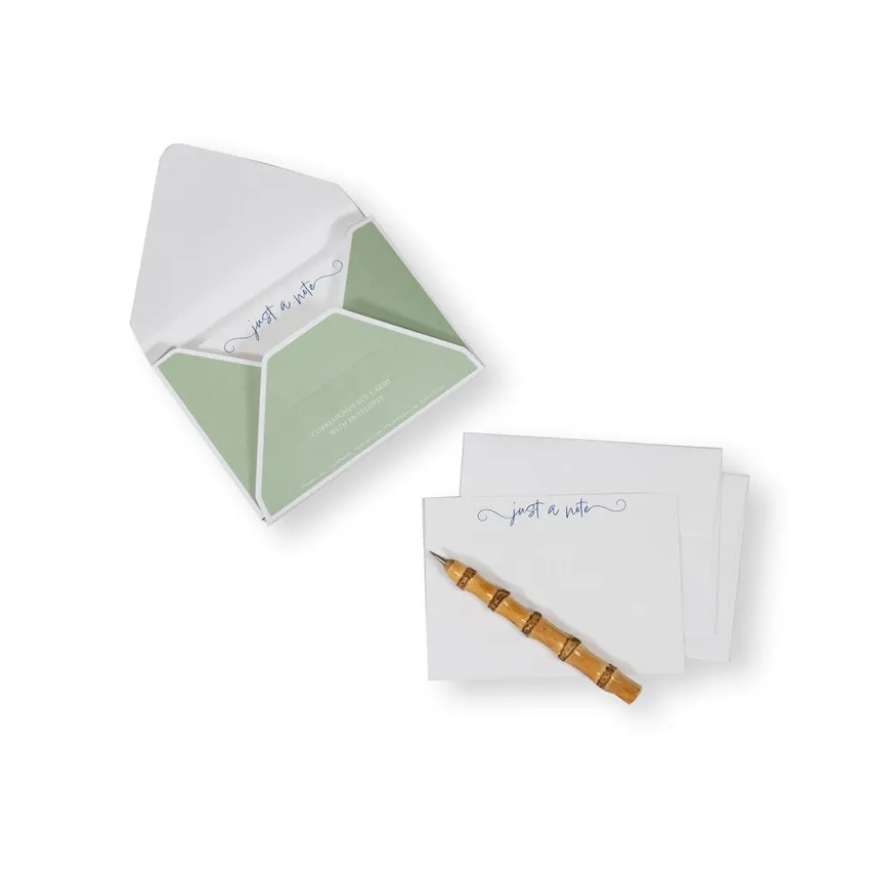 Just A Note Correspondence Cards - 12 Per Package