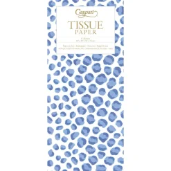 Just Spots Blue Tissue Paper - 4 Tissue Sheets Per Pack