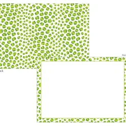 Just Spots Green Correspondence Cards - 12 Card & Envelopes