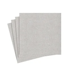 Jute Paper Linen Cocktail Napkins in Flax - 15 Per Package