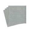 Jute Paper Linen Cocktail Napkins in Charcoal - 15 Per Package