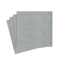 Jute Paper Linen Cocktail Napkins in Charcoal - 15 Per Package