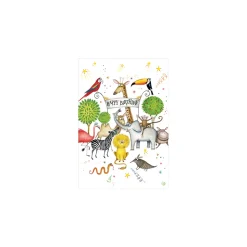 Kids Birthday - Set Of Six Greeting Cards And Envelopes