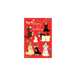 Kids Birthday - Set Of Six Greeting Cards And Envelopes