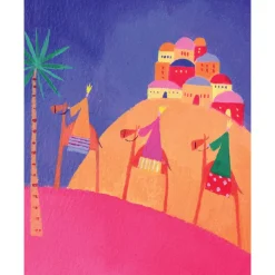 Kings on Camels Petite Boxed Christmas Cards - includes 15 cards & envelopes