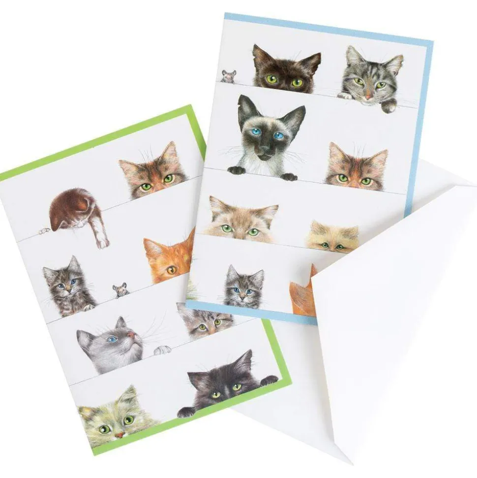 Kitties Boxed Note Cards - 8 Note Cards & 8 Envelopes