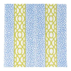 Knots And Spots Blue & Green Luncheon Napkins - 20 Per Package