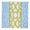 Knots And Spots Blue & Green Cocktail Napkins - 20 Per Package