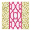 Knots And Spots Green & Fuchsia Cocktail Napkins - 20 Per Package