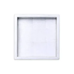 Lacquer Cocktail Napkin Holder in Silver - 1 Each