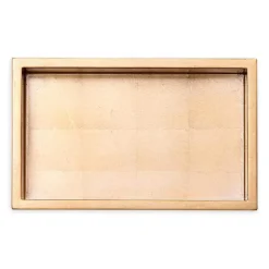 Lacquer Guest Towel Napkin Holder in Gold - 1 Each