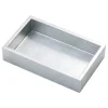 Lacquer Guest Towel Napkin Holder in Silver - 1 Each