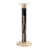Large Brass & Horn Candlestick - 1 Each
