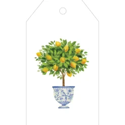 Lemon Topiary Gift Tags - 4 Per Package