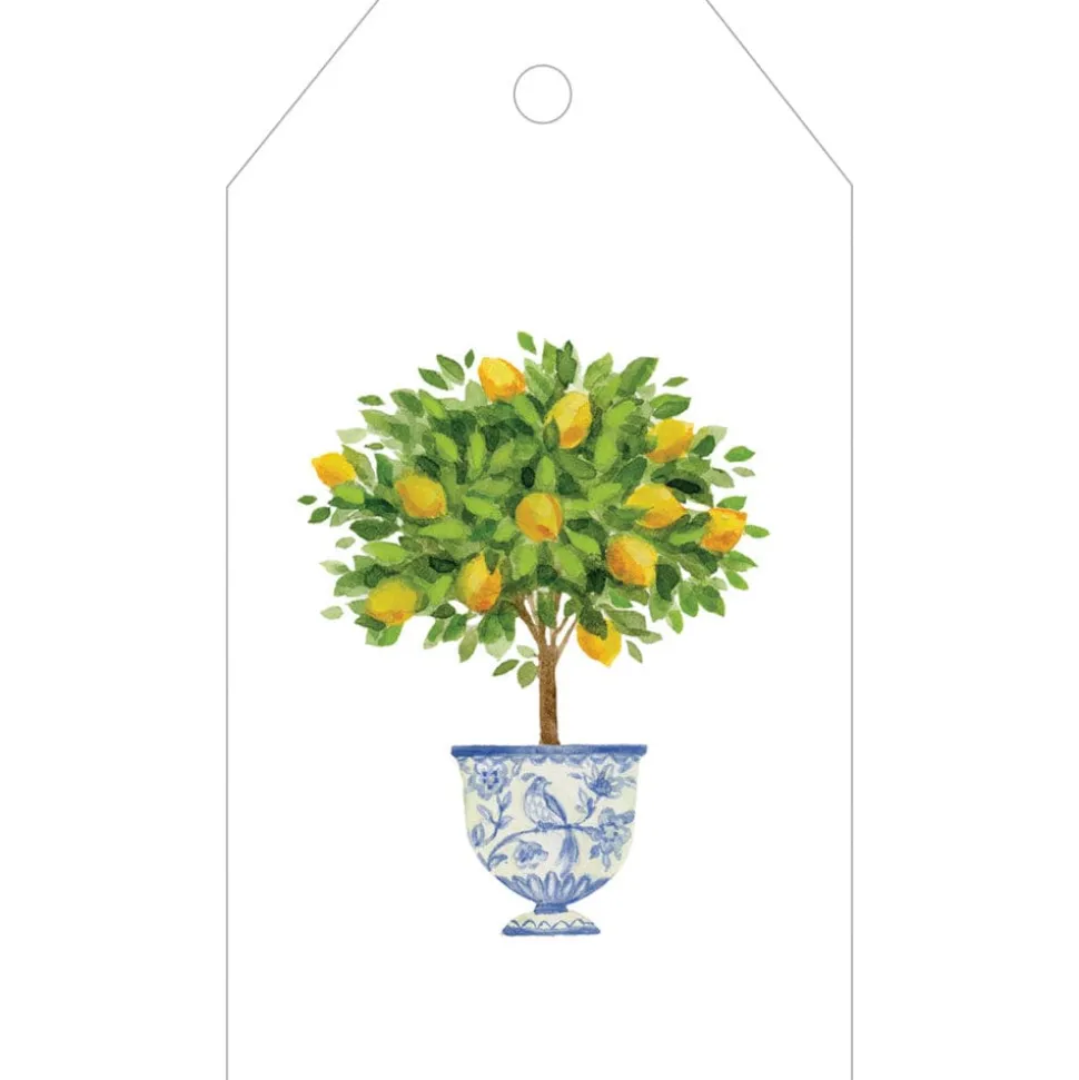 Lemon Topiary Gift Tags - 4 Per Package
