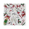 Let's Be Merry Paper Cocktail Napkins - 20 Per Package